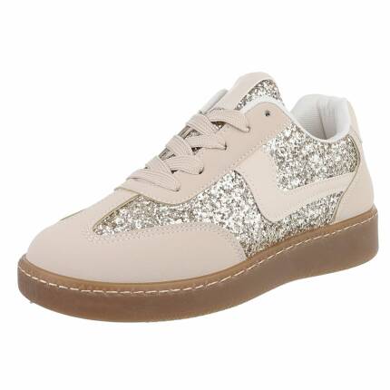 Damen Low-Sneakers - beige