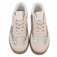 Damen Low-Sneakers - beige