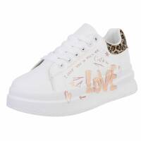 Damen Low-Sneakers - leopard