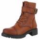 Damen Schnürstiefeletten - camel - 12 Paar