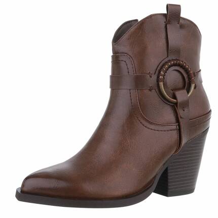 Damen Winterstiefeletten - brown - 12 Paar