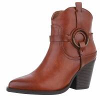 Damen Winterstiefeletten - camel