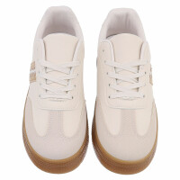 Damen Low-Sneakers - beige