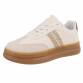 Damen Low-Sneakers - beige - 12 Paar