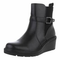 Damen Keilstiefeletten - black