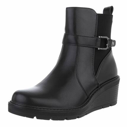 Damen Keilstiefeletten - black Gr. 36