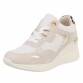 Damen Keilabsatz-Sneakers - beige Gr. 36