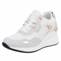 Damen Keilabsatz-Sneakers - white