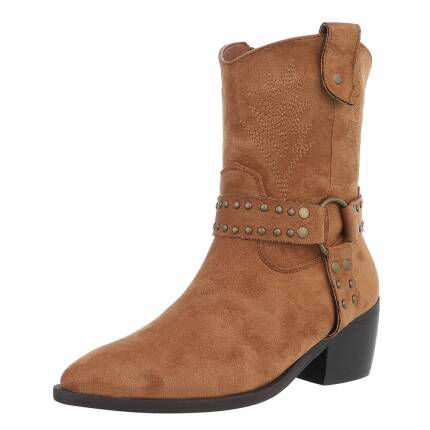 Damen Winterstiefeletten - camel