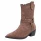 Damen Winterstiefeletten - khaki Gr. 38