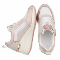 Damen Keilabsatz-Sneakers - beige