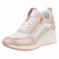 Damen Keilabsatz-Sneakers - beige