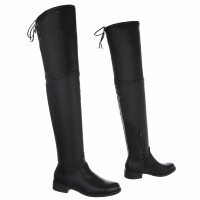 Damen Overknee-Stiefel - black