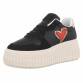 Damen Low-Sneakers - black Gr. 36