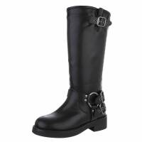 Damen Klassische Stiefel - blackpu