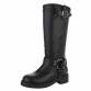 Damen Klassische Stiefel - blackpu - 12 Paar