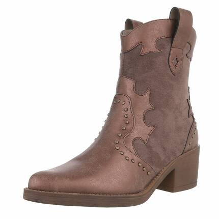 Damen Winterstiefeletten - brown Gr. 36