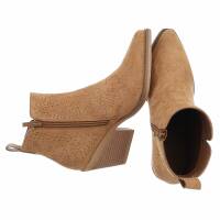 Damen Winterstiefeletten - camel