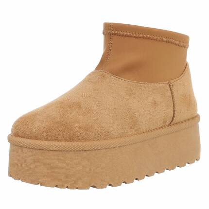 Damen Winterstiefeletten - camel