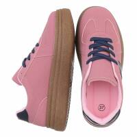 Damen Low-Sneakers - fuchsia