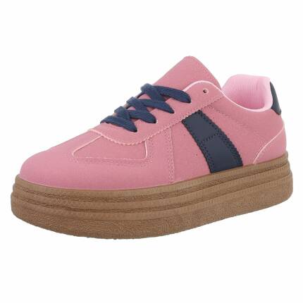 Damen Low-Sneakers - fuchsia - 12 Paar