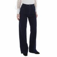 Damen High Waist Jeans von Laulia - DK.blue