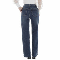 Damen Boyfriend Jeans von Laulia - blue