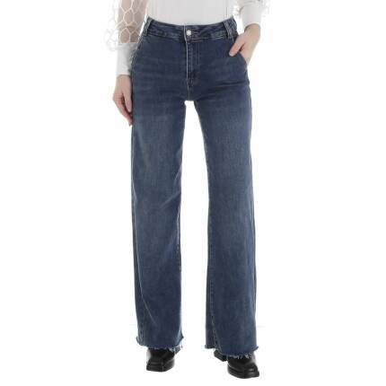 Damen Boyfriend Jeans von Laulia Gr. L/40 - blue