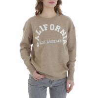 Damen Strickpullover von Emma & Ashley - beige