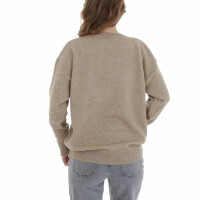 Damen Strickpullover von Emma & Ashley - beige