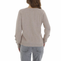 Damen Strickpullover von Emma & Ashley - beige