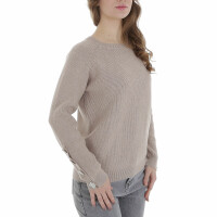 Damen Strickpullover von Emma & Ashley - beige