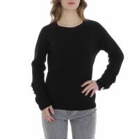 Damen Strickpullover von Emma & Ashley - black