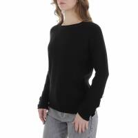 Damen Strickpullover von Emma & Ashley - black