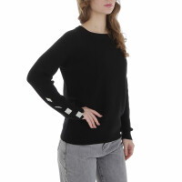 Damen Strickpullover von Emma & Ashley - black