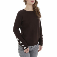 Damen Strickpullover von Emma & Ashley - brown