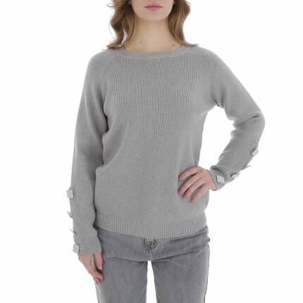 Damen Strickpullover von Emma & Ashley - grey