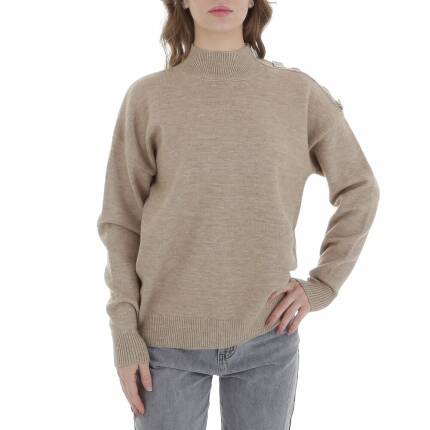 Damen Strickpullover von Emma & Ashley Gr. M/L - beige