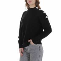 Damen Strickpullover von Emma & Ashley - black