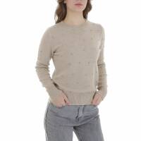 Damen Strickpullover von Emma & Ashley - beige