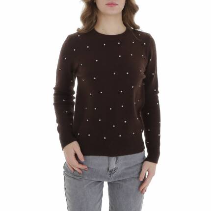 Damen Strickpullover von Emma & Ashley Gr. M/L - brown