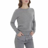 Damen Strickpullover von Emma & Ashley - grey