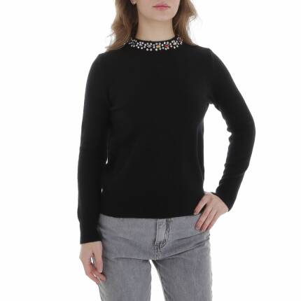 Damen Strickpullover von Emma & Ashley Gr. S/M - black