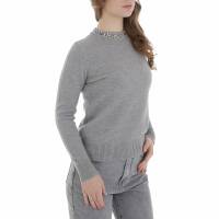 Damen Strickpullover von Emma & Ashley - grey