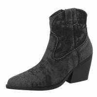 Damen Western- & Bikerboots - black