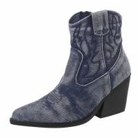 Damen Western- & Bikerboots - blue