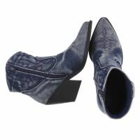 Damen Western- & Bikerboots - blue