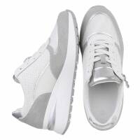 Damen Keilabsatz-Sneakers - white