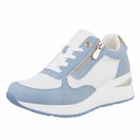 Damen Keilabsatz-Sneakers - blue