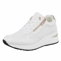 Damen Keilabsatz-Sneakers - white